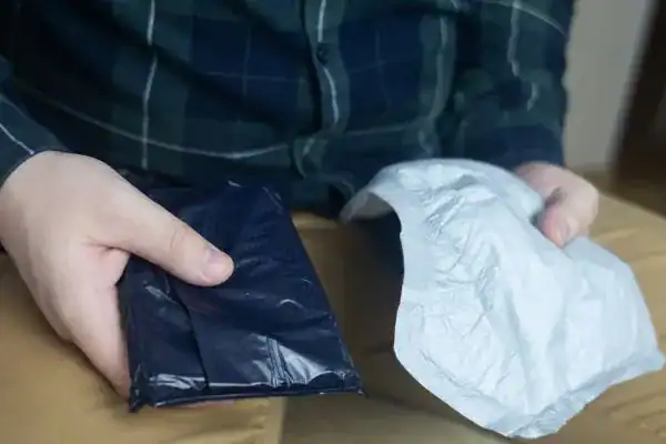 image of man holding stool incontinence Milton Keynes products